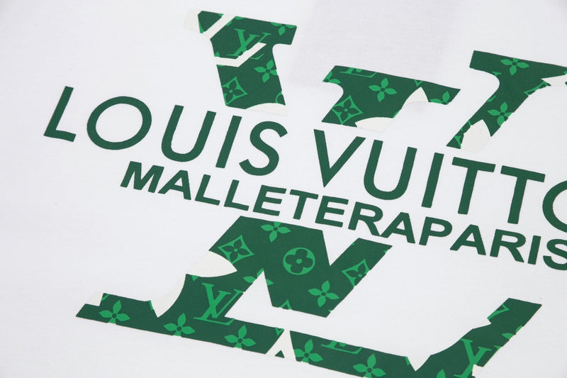 Back view of Louis Vuitton cotton t-shirt with contemporary cut