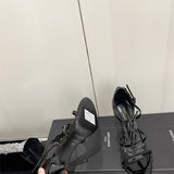 Saint Laurent luxury shoes detail shot