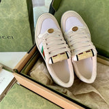 Gucci sneakers detailed view showing premium designer craftsmanship
