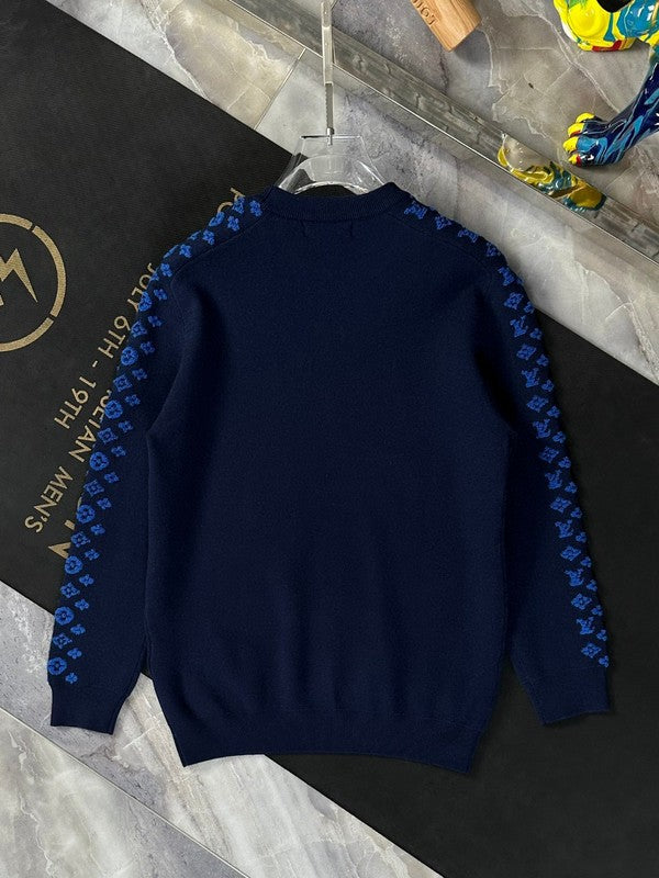 Side profile of Louis Vuitton luxury clothing with contemporary cut