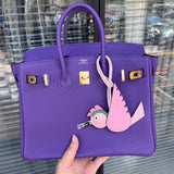Statement handbag styled for everyday wear