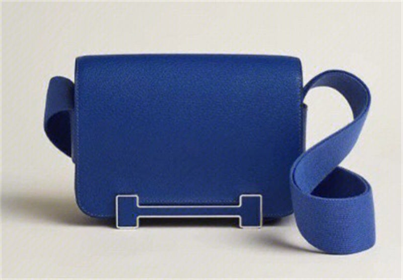 Side view of sophisticated structured handbag