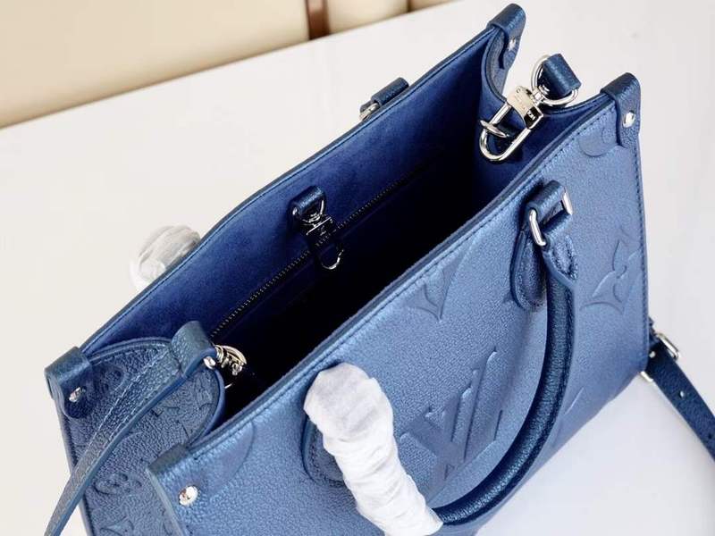 Front view of refined structured women's handbag – women's statement bag