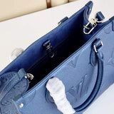 Front view of refined structured women's handbag – women's statement bag