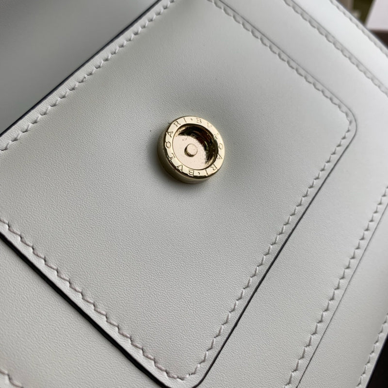 Timeless Faux Leather Handbag - Understated Luxury Look | Women's Fashion Handbag #1724 - back view (image 4) of designer-inspired handbag