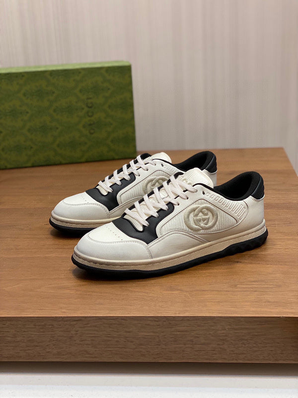 Gucci sneakers detailed view showing premium designer craftsmanship