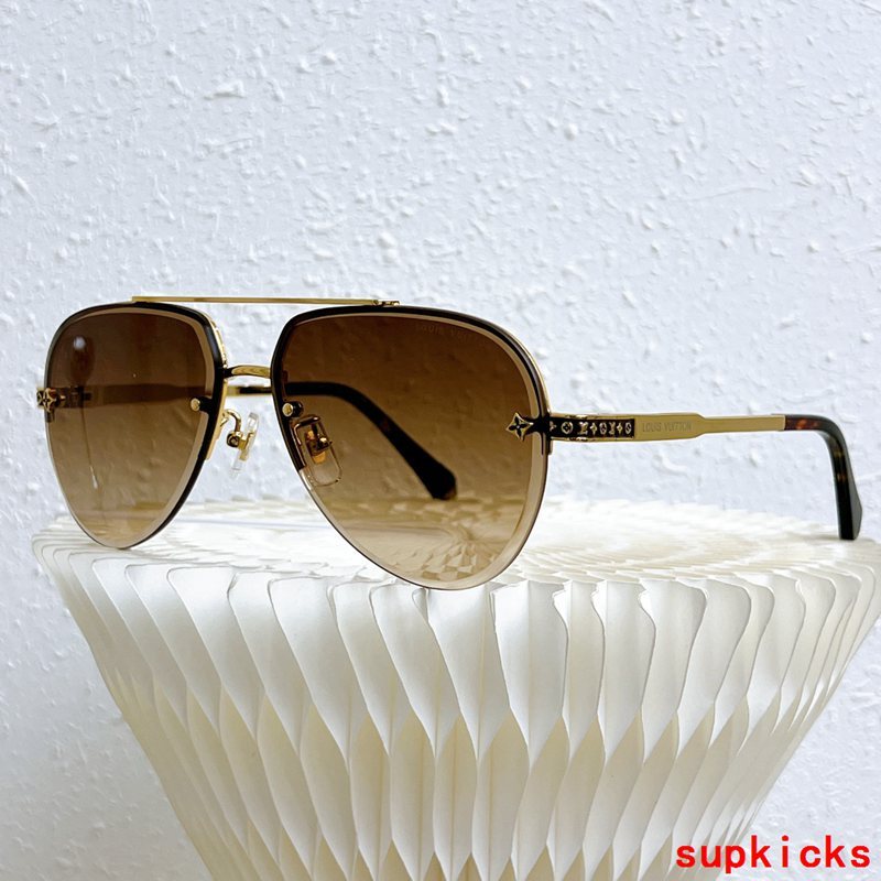 Lifestyle view of Louis Vuitton unisex sunglasses