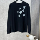 Back view of Louis Vuitton luxury clothing with logo-detail design