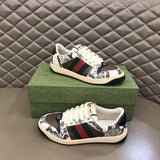 Gucci stone beige luxury sneakers view 8 premium leather build
