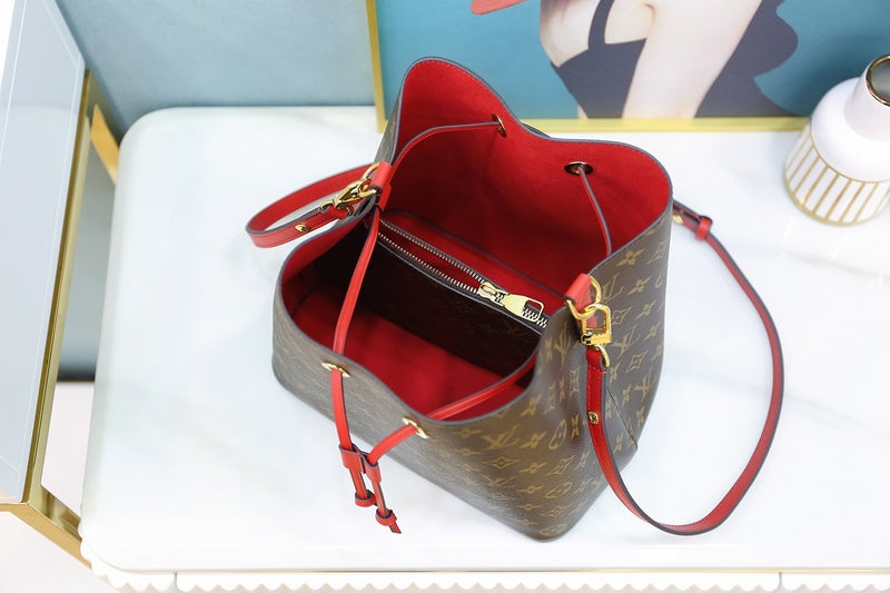 Top view of elevated classic women's handbag – women's statement bag