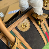 Back view of polished elevated women's handbag – women's luxury handbag