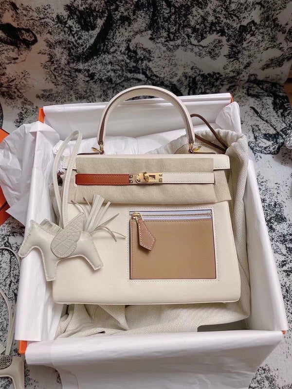 Close-up detail of sophisticated bag design