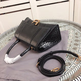Styled lifestyle shot of modern sleek women's handbag – women's premium purse