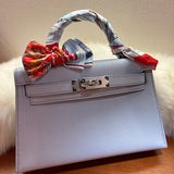 Interior view of elegant premium bag