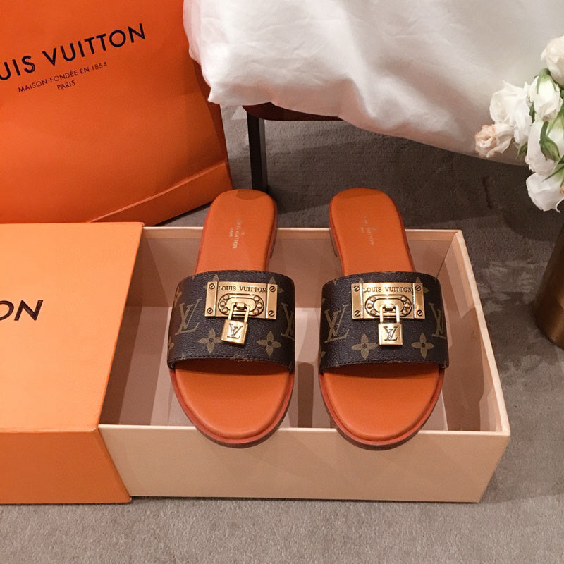 Louis Vuitton luxury shoes detail shot