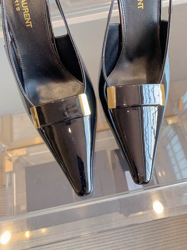 Saint Laurent luxury shoes back view — premium authentic designer style