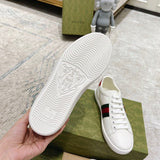 Gucci sneakers detailed view showing premium designer craftsmanship