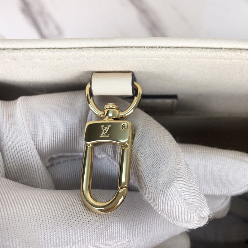 Top view of classic polished women's handbag – women's everyday handbag