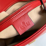 Side profile of structured classic women's handbag – women's designer-style accessory