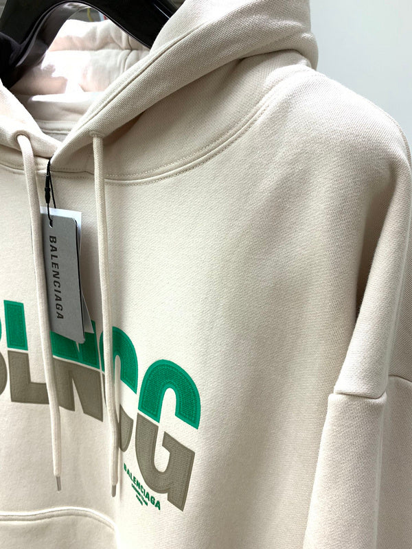 Close-up of Balenciaga designer clothing craftsmanship