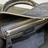 Structured Faux Leather Handbag - Everyday Elegance | Women's Luxury Handbag #337 - alternate angle view (image 8) of designer-inspired handbag