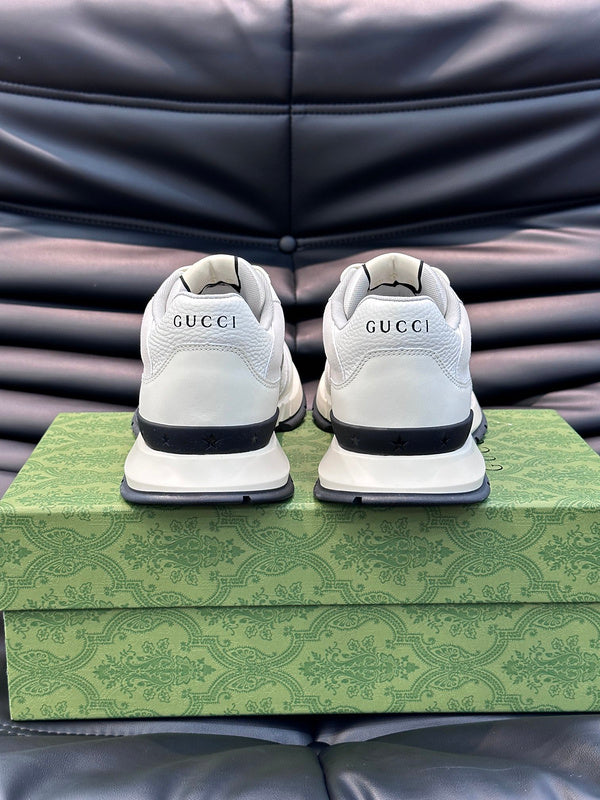 Gucci muted earth tones luxury sneakers view 4 heritage-inspired look