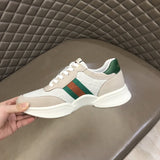Gucci sneakers detailed view showing premium designer craftsmanship