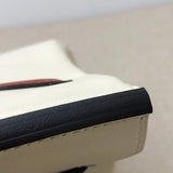 Side view of statement structured handbag