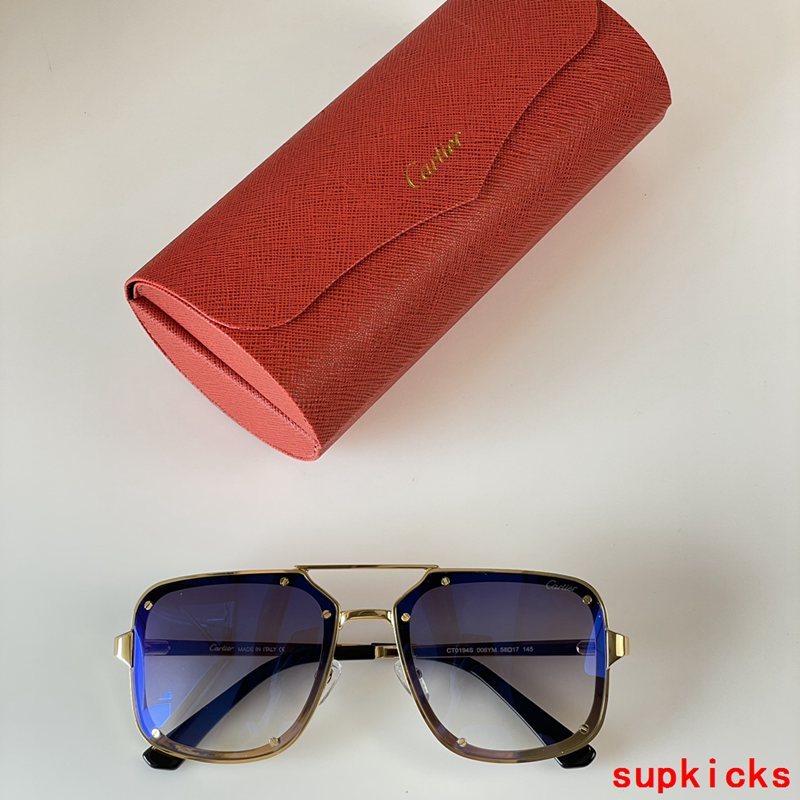 Angled view of Cartier unisex sunglasses