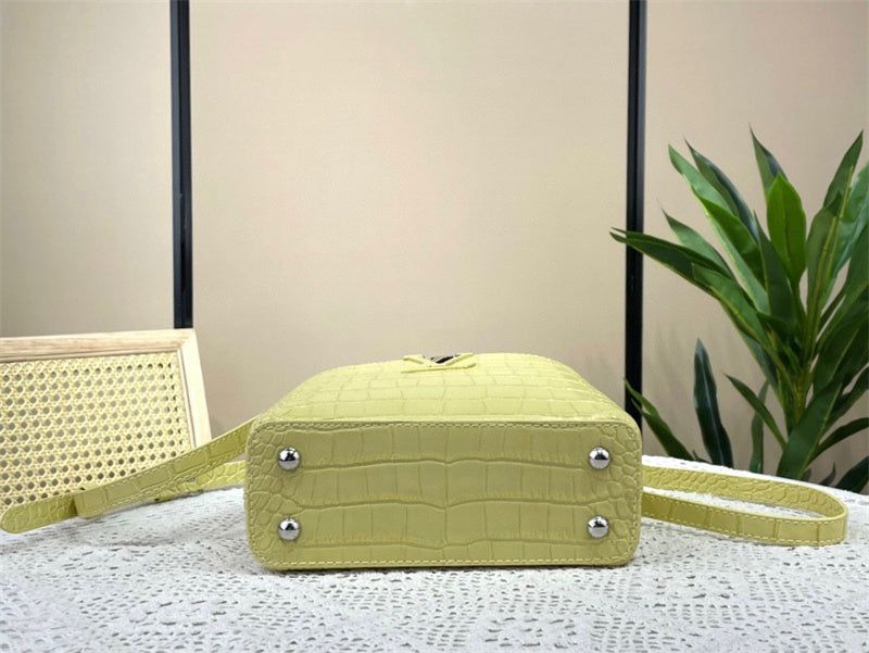 clean-lined handbag styled with outfit 18