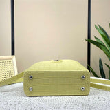  clean-lined handbag styled with outfit 18