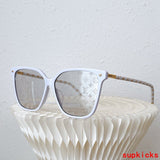 Close-up detail view of Louis Vuitton unisex sunglasses