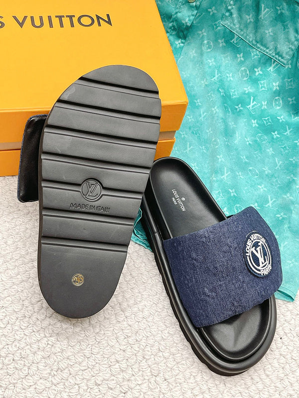 Louis Vuitton shoes Style 374 - back heel detail