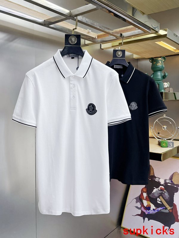 Back view of Moncler luxury clothing with logo-detail design