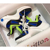 Louis Vuitton luxury shoes detail shot