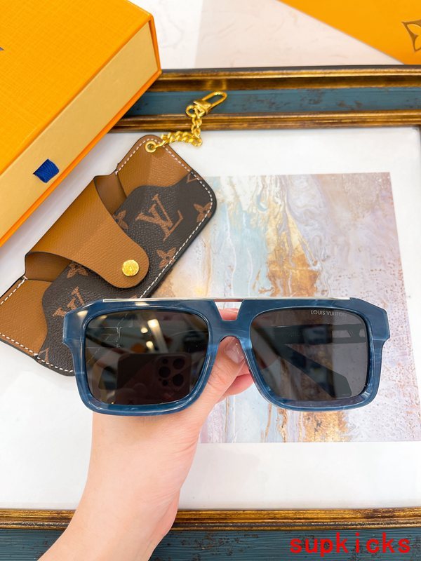 Front view of Louis Vuitton unisex sunglasses