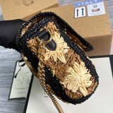 Top view of signature sleek women's handbag – women's designer-style accessory