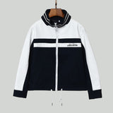 Front view of Louis Vuitton luxury clothing with label-forward styling