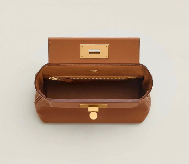 Close-up detail of tailored bag design