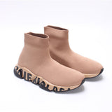 Balenciaga Chocolate Brown Ankle Strap Heels - Front View