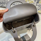 Back view of premium chic women's handbag – women's designer-style accessory