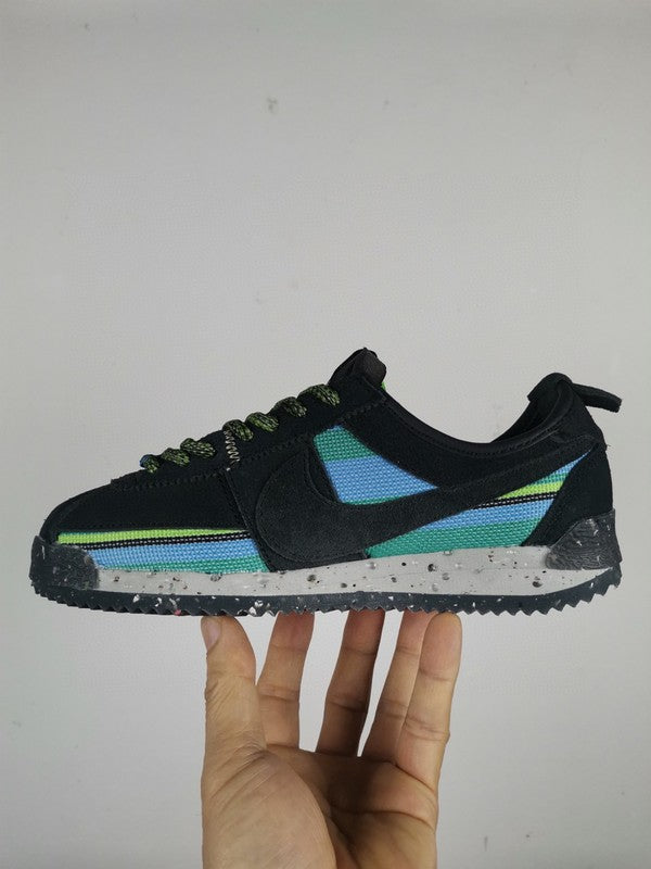 Nike sneakers detailed view showing premium designer craftsmanship