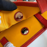Close-up detail of signature statement women's handbag – women's luxury handbag