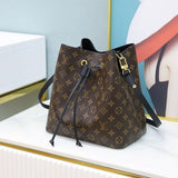Interior view of classic refined women's handbag – women's statement bag