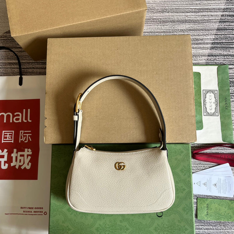 Side profile of modern elevated women's handbag – women's luxury accessory