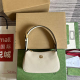 Side profile of modern elevated women's handbag – women's luxury accessory