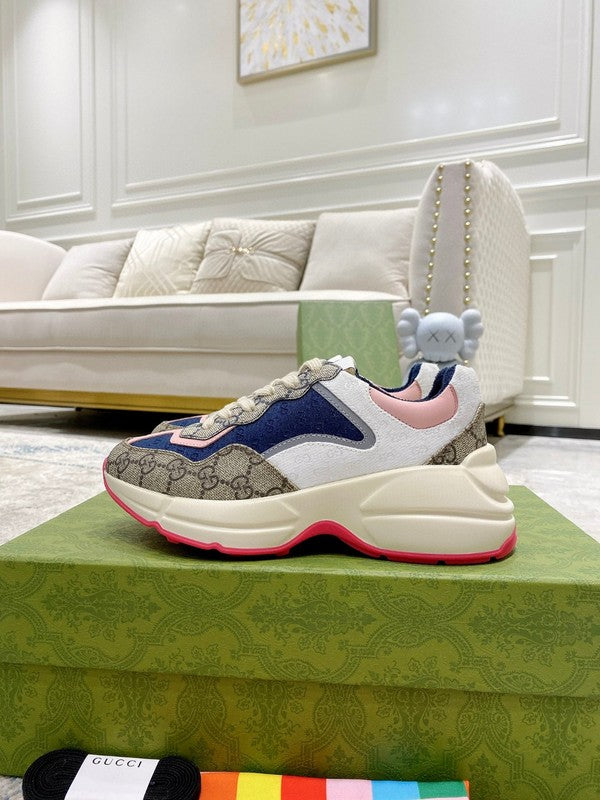 Gucci crisp white luxury sneakers view 8 everyday casual design