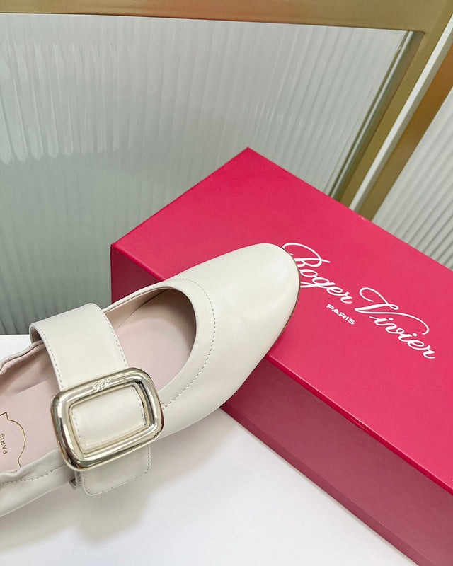Roger Vivier luxury shoes close-up — premium authentic designer style