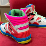 Gucci sneakers detailed view showing premium designer craftsmanship