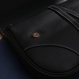 Top view of refined structured women's handbag – women's statement bag